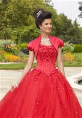 2012 Corset Lace Up Dress by Vizcaya 87064